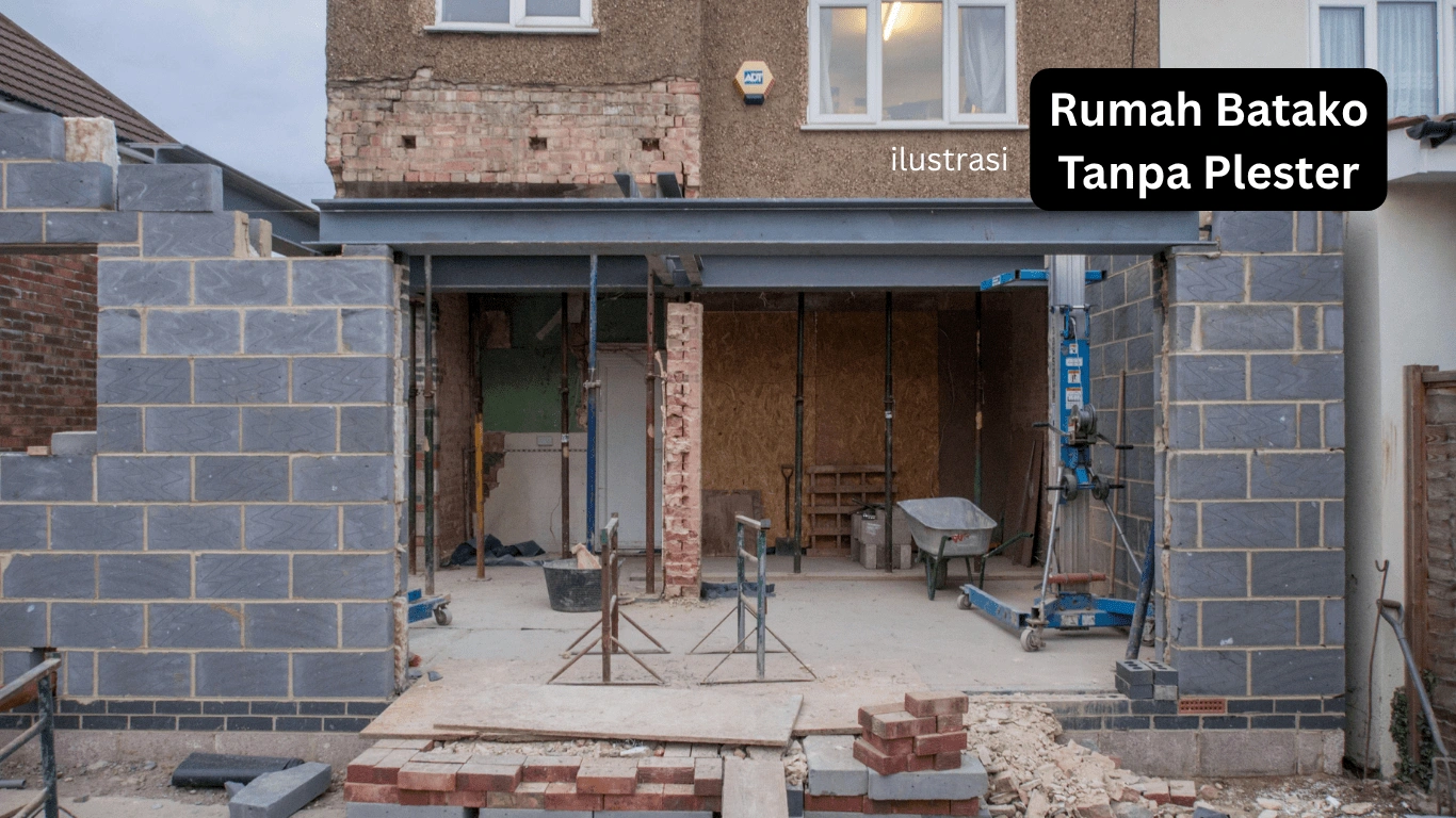 Membuat Rumah Batako Tanpa Plester dan Kelebihannya